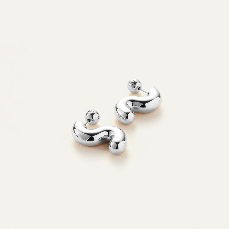 Jenny Bird Ola Earrings Small in Silver