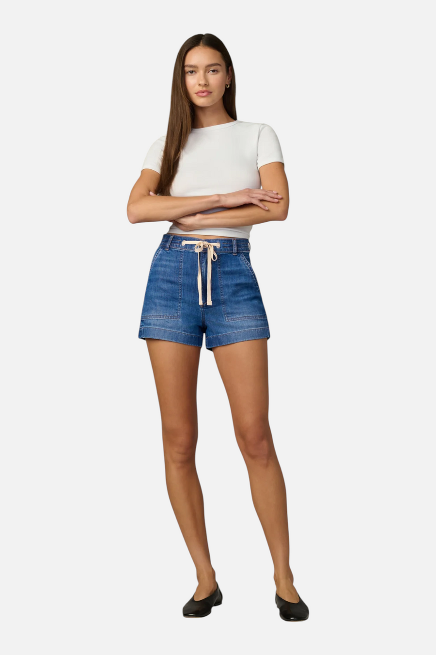 Joes Jeans Madeline High Rise Short in Courage