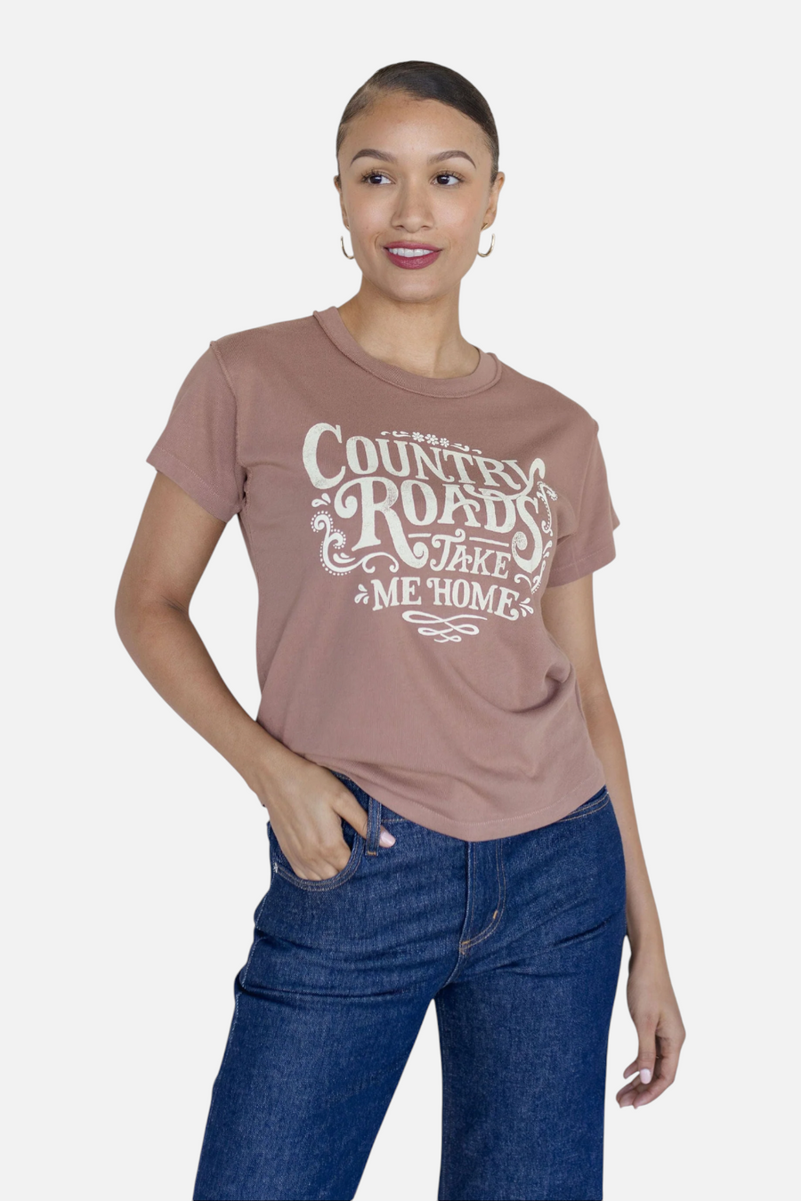 Daydreamer LA John Denver Country Road Reverse GF Tee