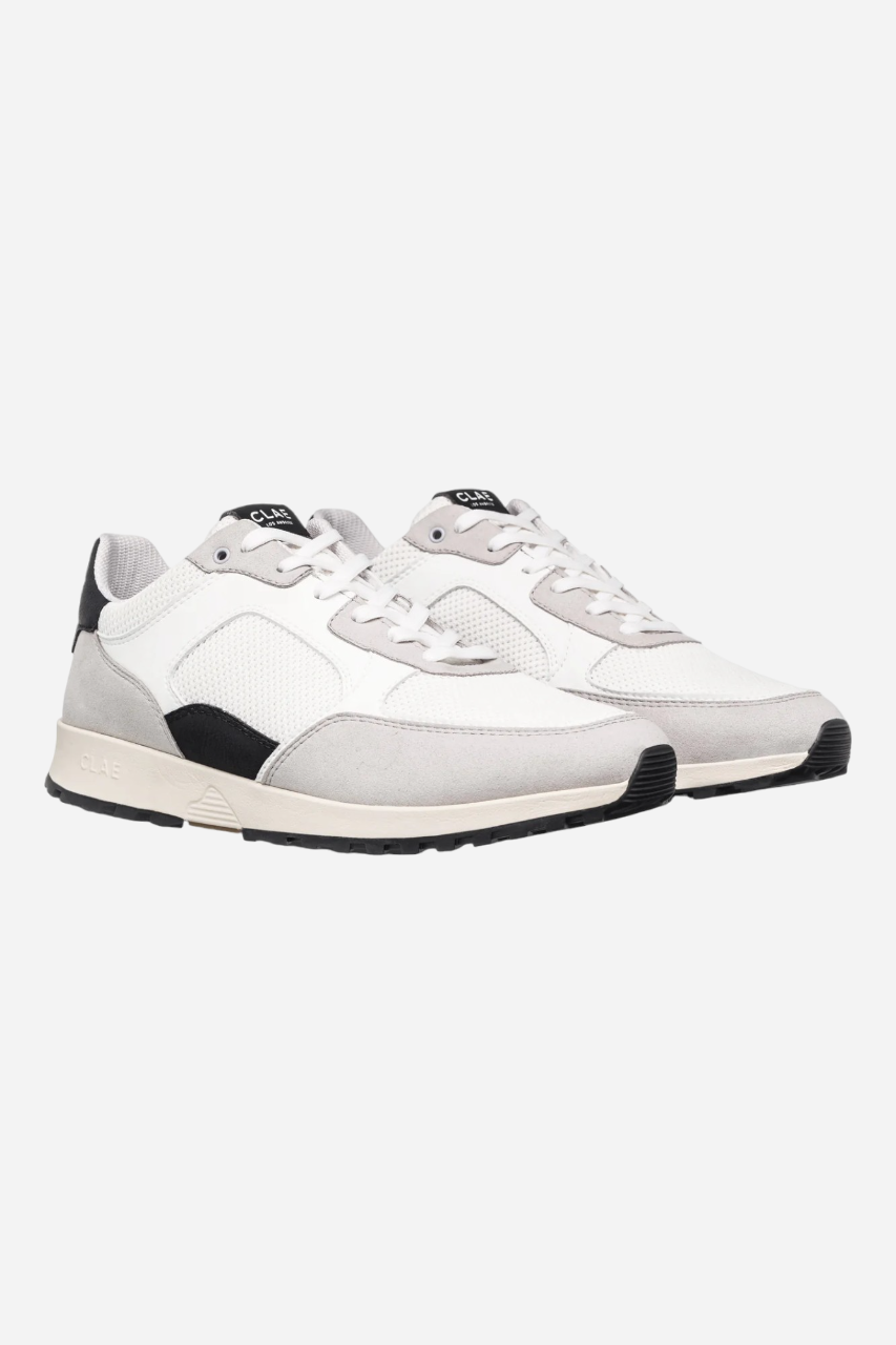 Clae Men's Joshua in Microchip White Black