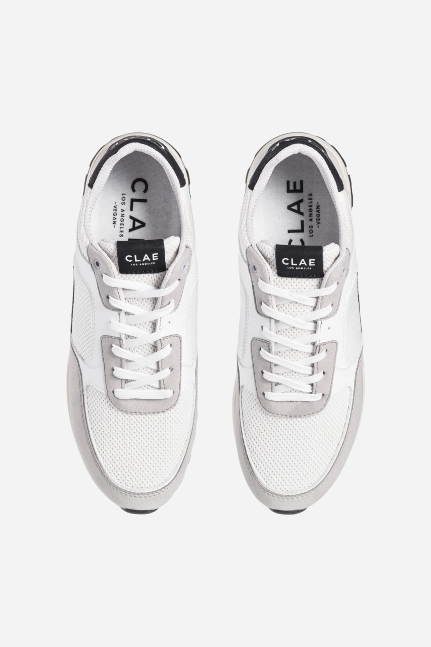 Clae Men's Joshua in Microchip White Black