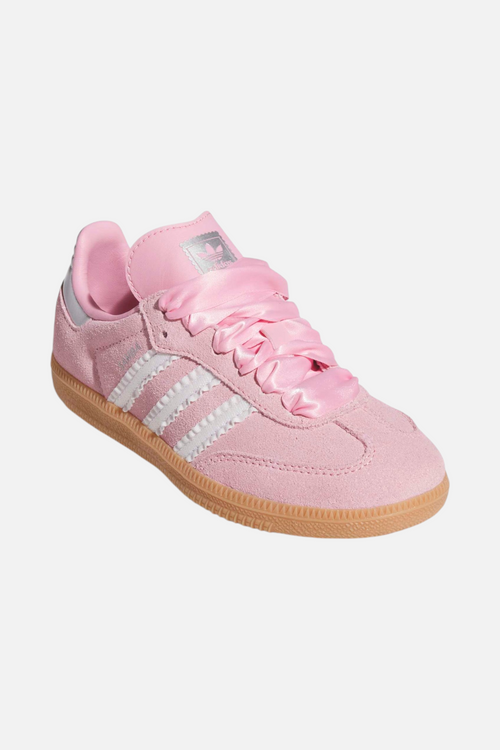 Adidas Little Kids Samba OG Sneaker in Light Pink