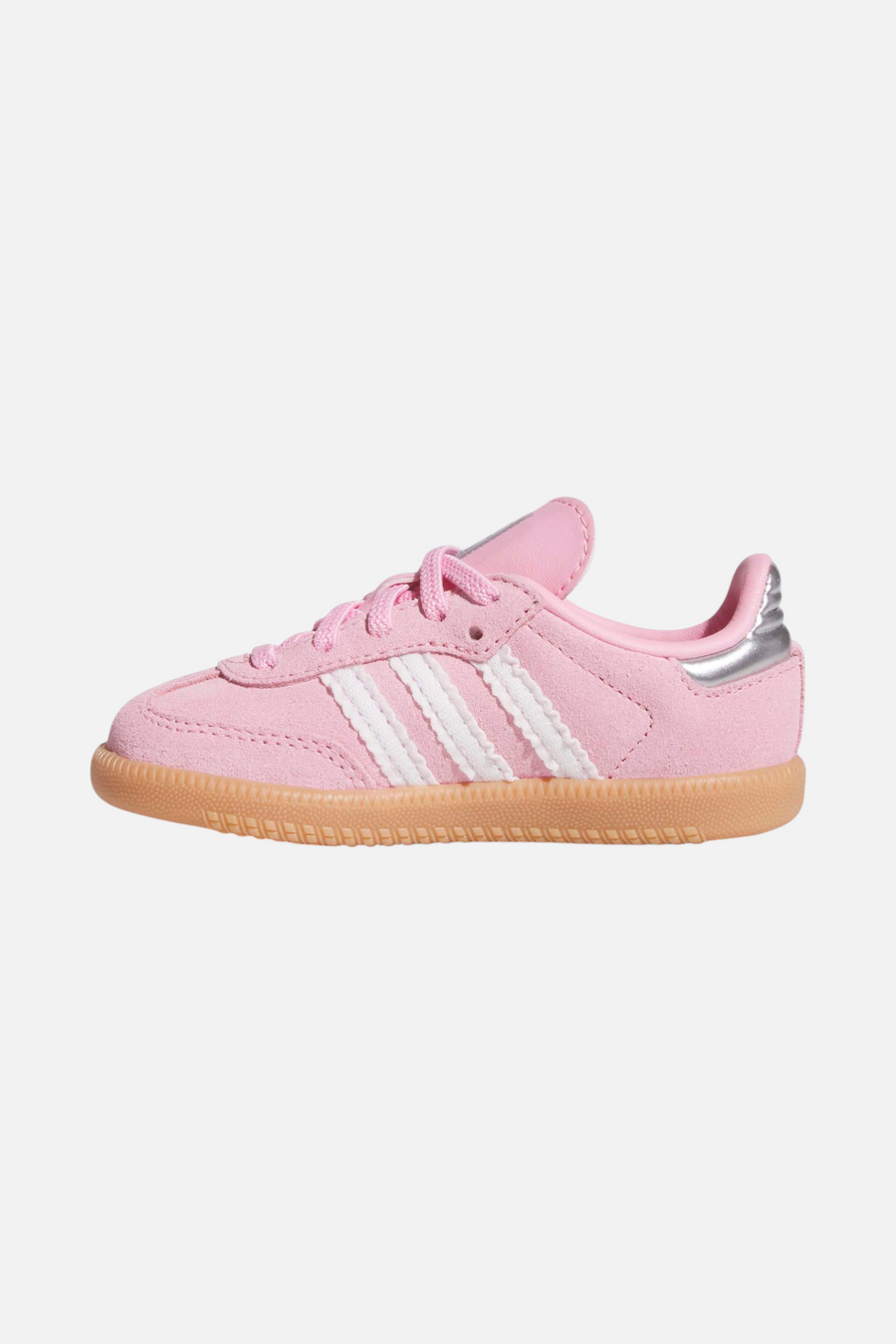 Adidas Samba OG Baby/Toddler Comfort Closure Elastic Lace Sneaker in Light Pink