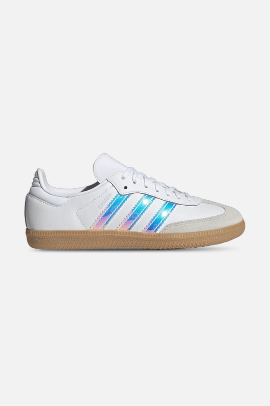 Adidas Kids Samba OG in White & Halo Blue