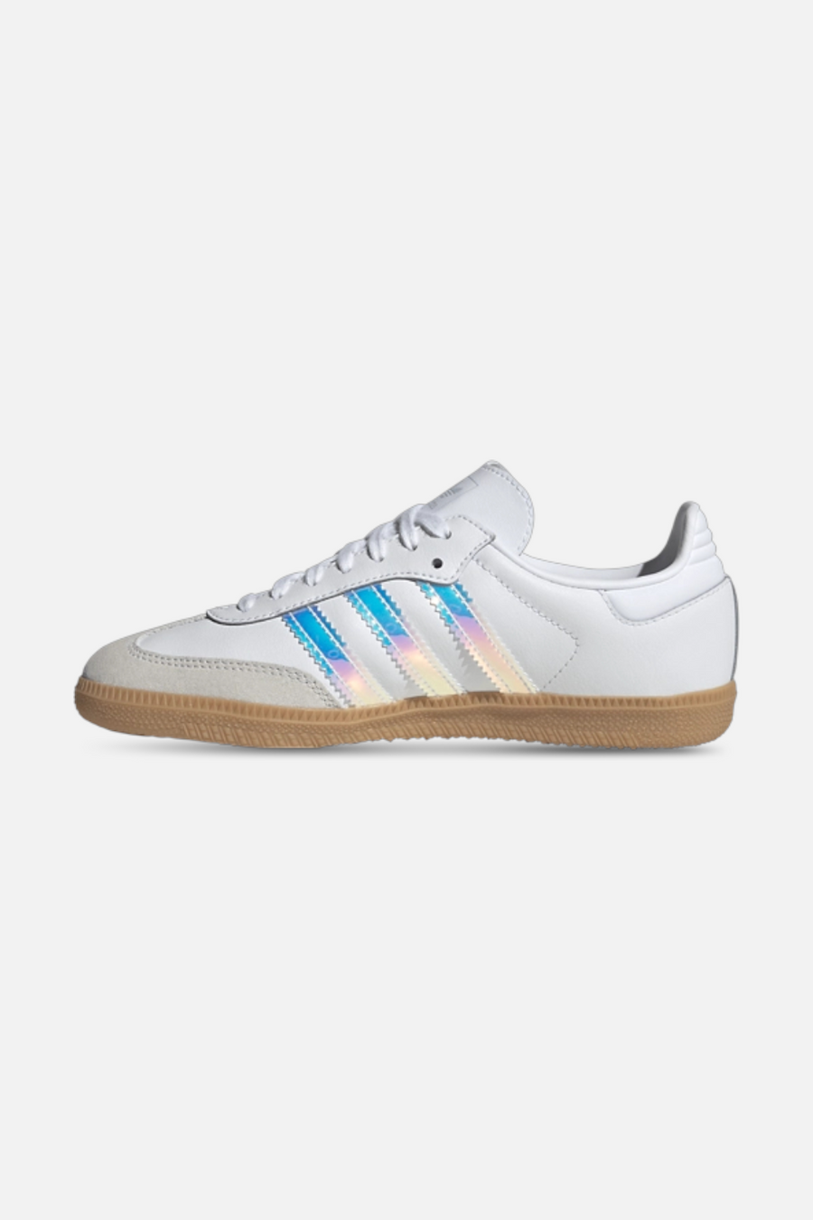 Adidas Kids Samba OG in White & Halo Blue