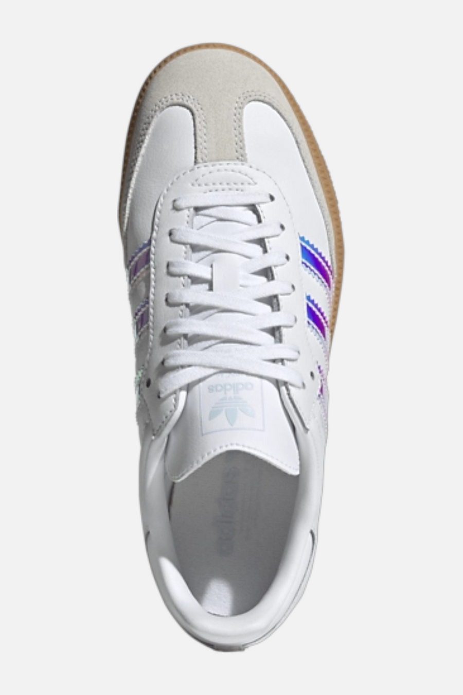 Adidas Kids Samba OG in White & Halo Blue