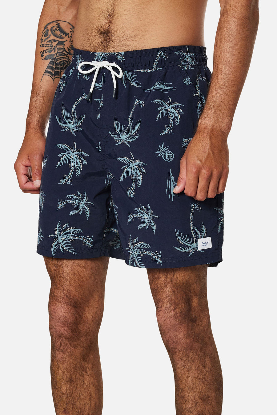 Katin Kingston Volley Swim Trunks in Black