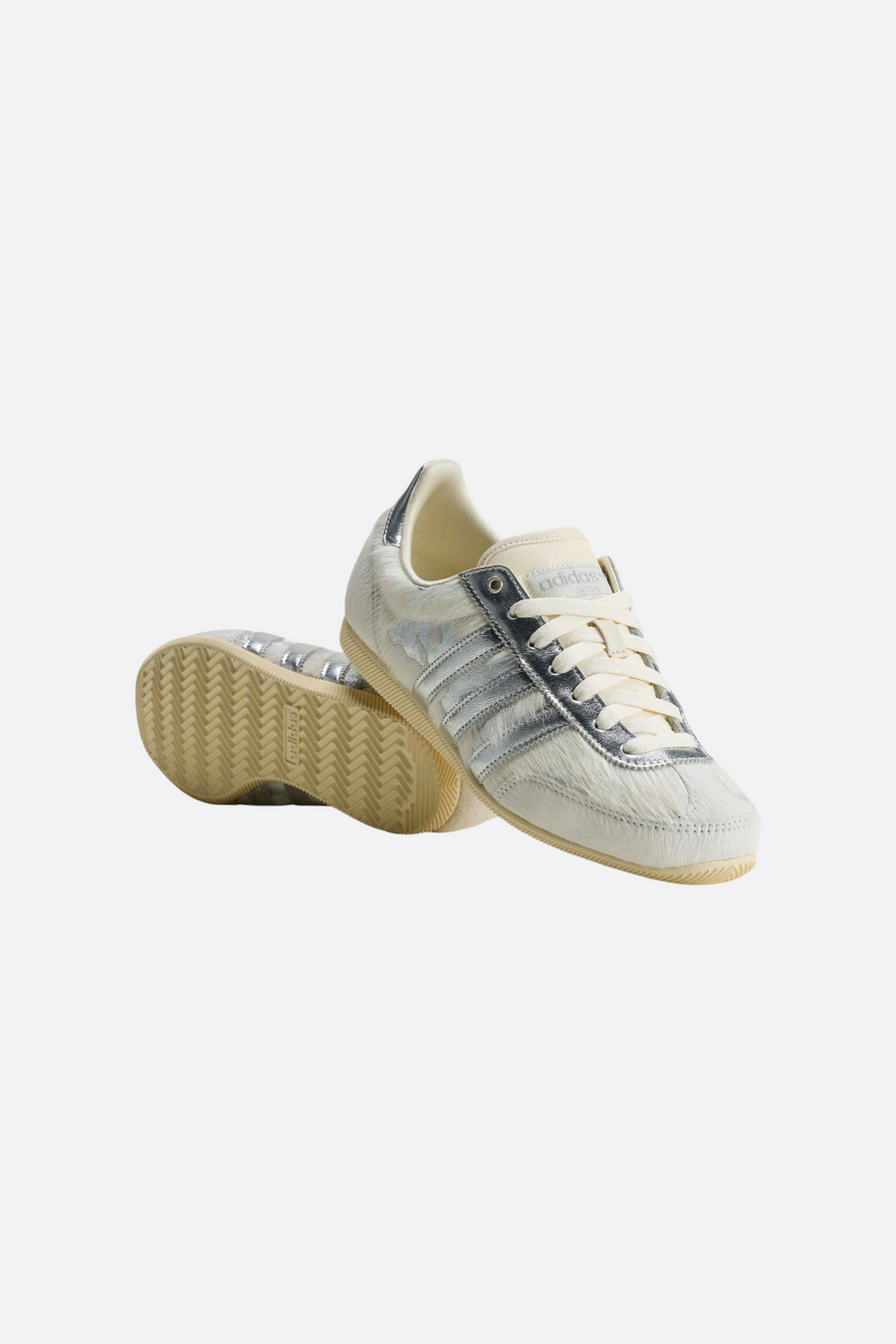 Adidas Japan women's sneaker in Cream White and Silver — alternate view 2