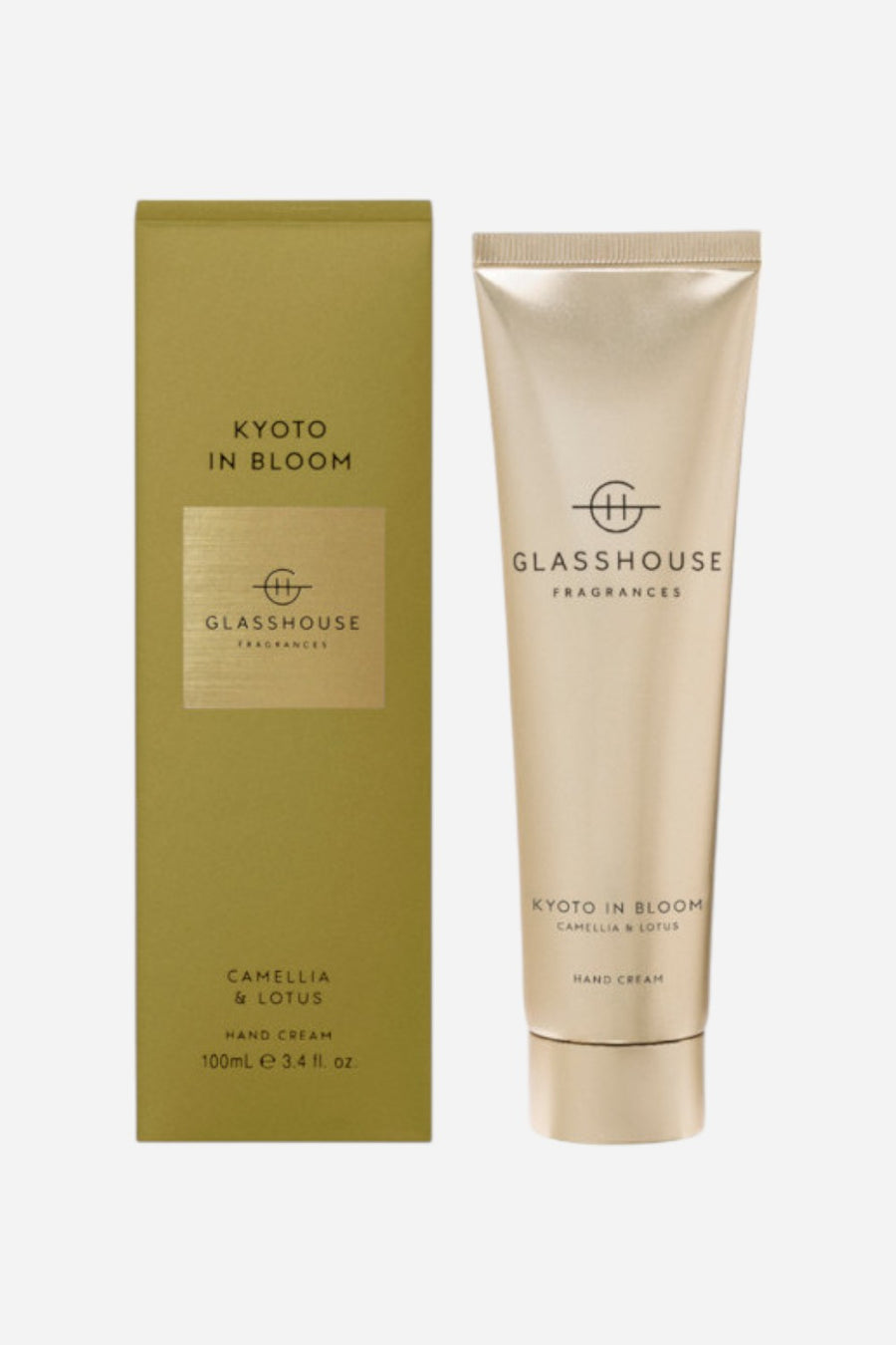 Glasshouse Kyoto In Bloom Camelia & Lotus Hand Cream