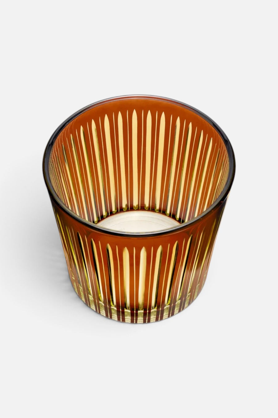 L'Objet Prism Amber Ice Bucket with Tongs