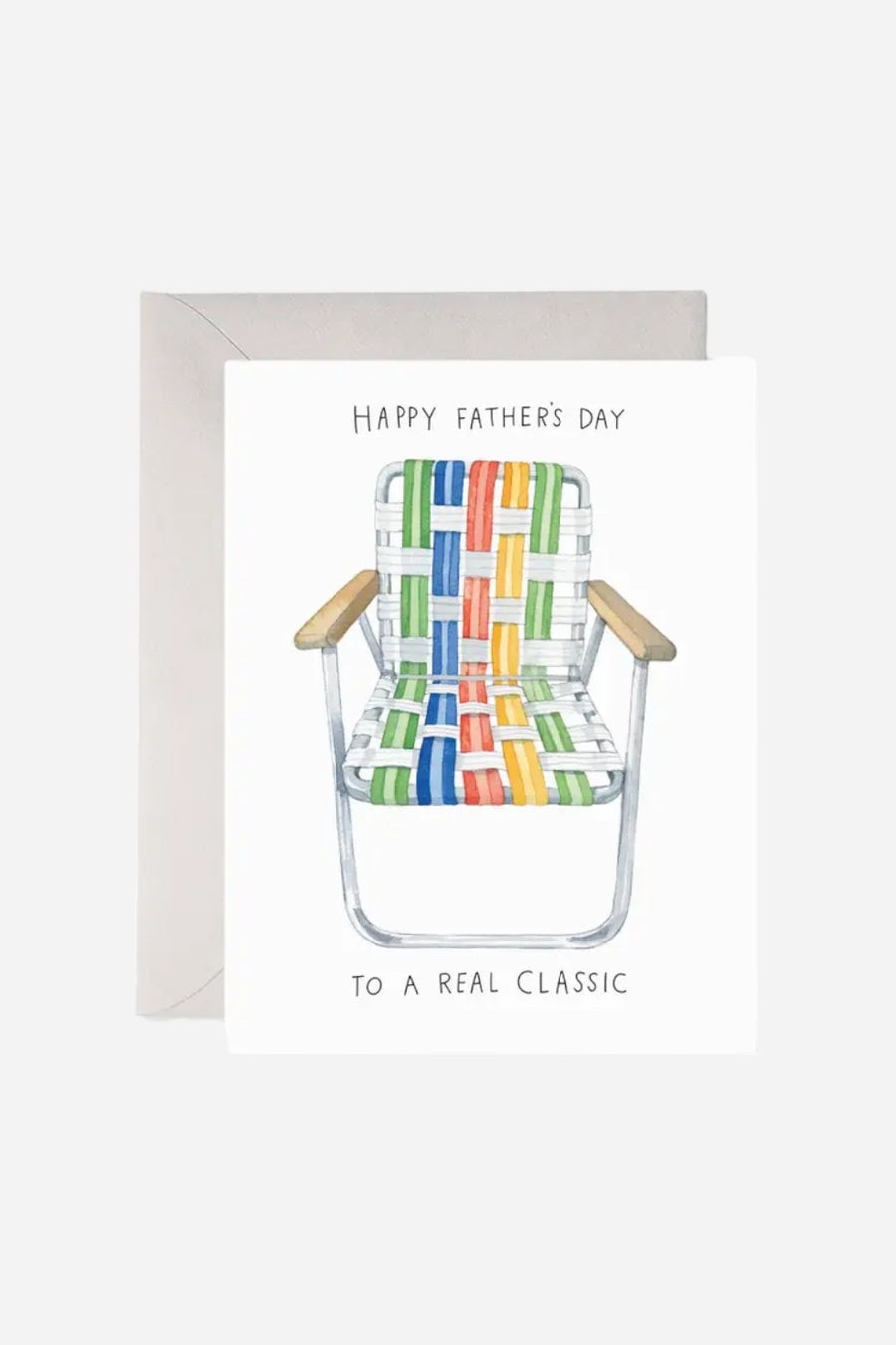 Lawn Chair Dad Father's Day Greeting Card