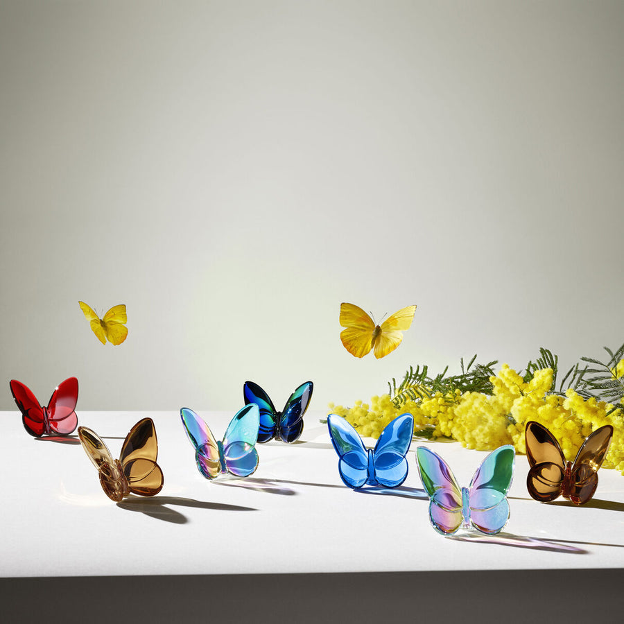Baccarat Papillon Lucky Butterfly in Iridescent Clear
