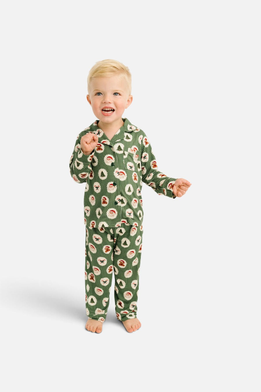Little One Shop Holiday Heirloom Button Up Set