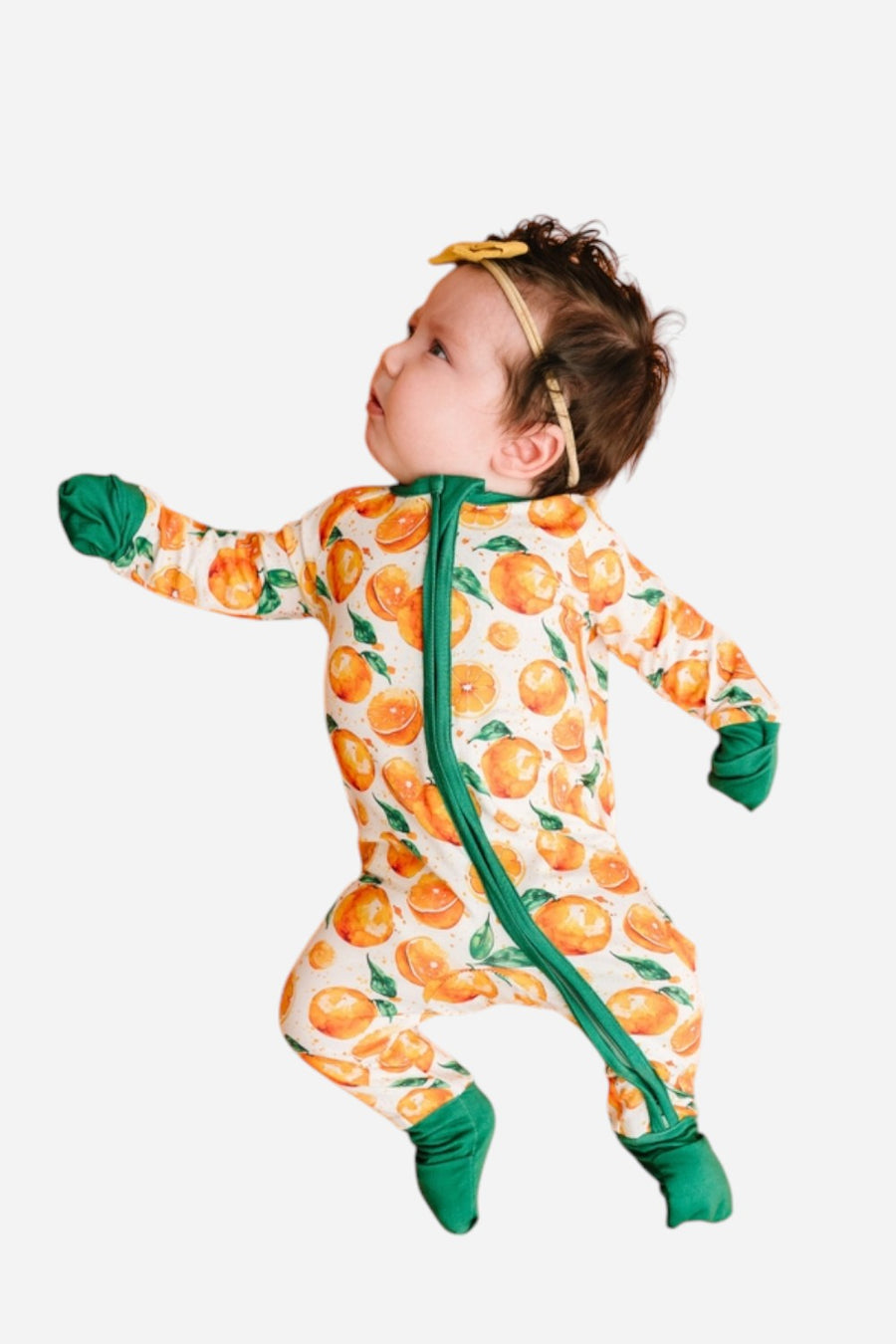 Little One Shop Orange Splash Bamboo Sleeper