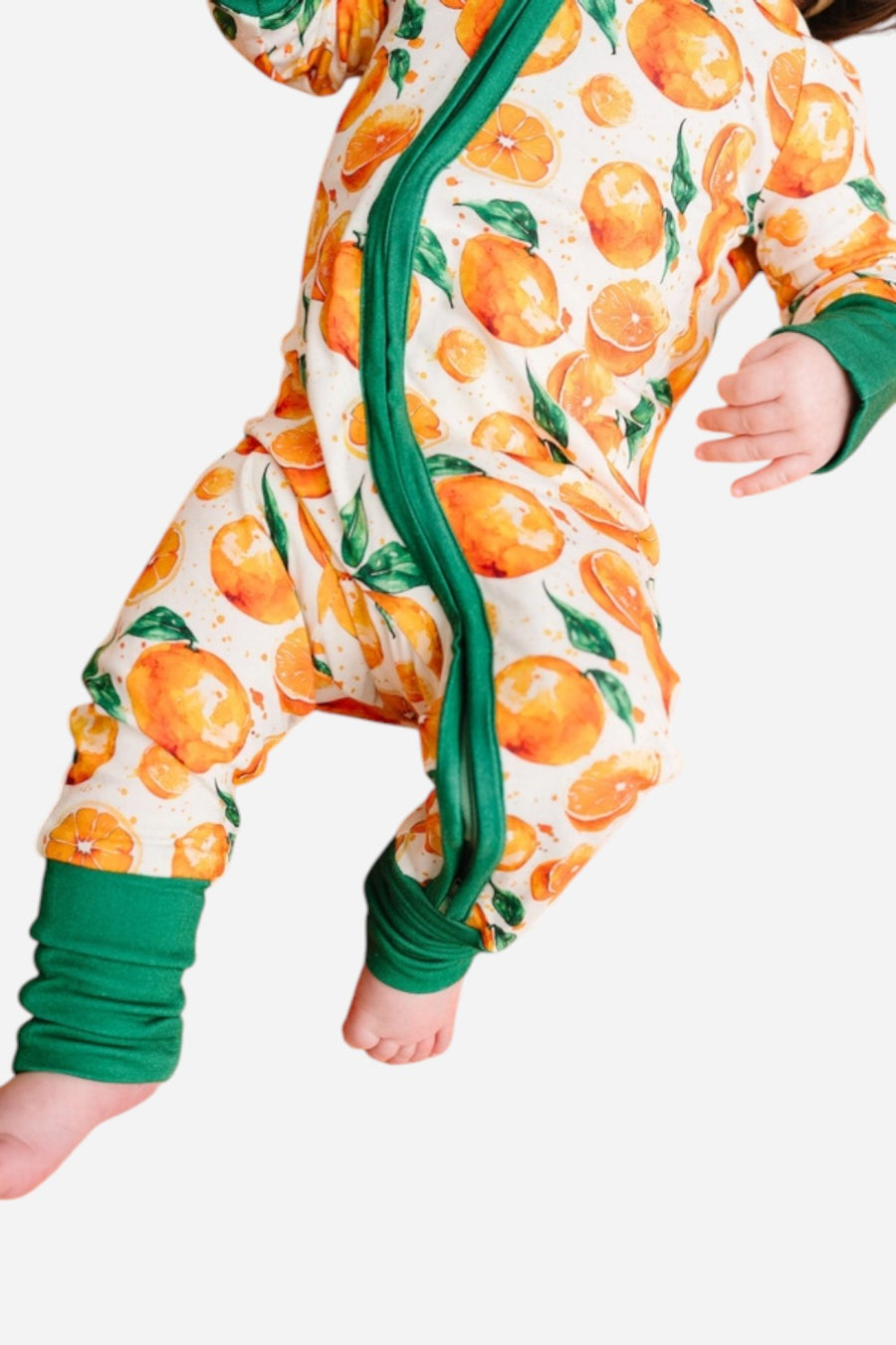 Little One Shop Orange Splash Bamboo Sleeper