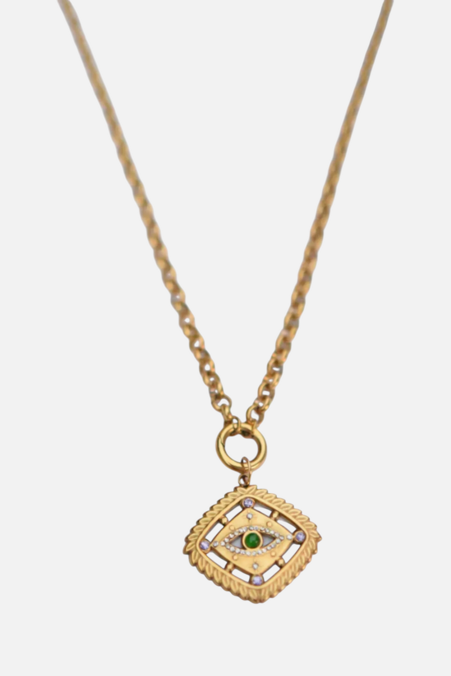 Farrah B The Lookout Necklace in Gold