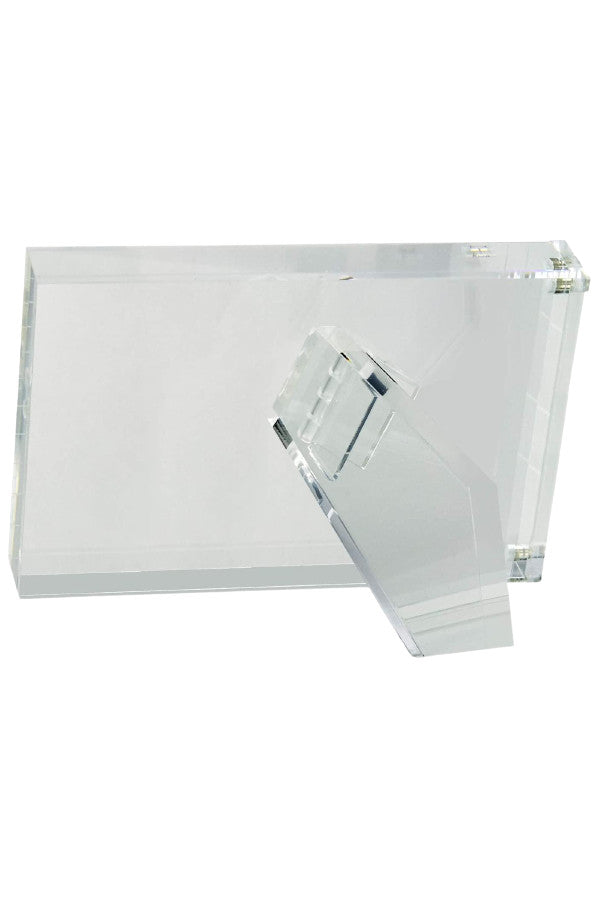 Tizo Lucite Easel Back Frame - Clear Back Horizontal 7x5