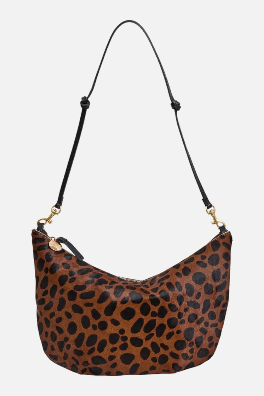 Clare V Lune in Tan Leopard