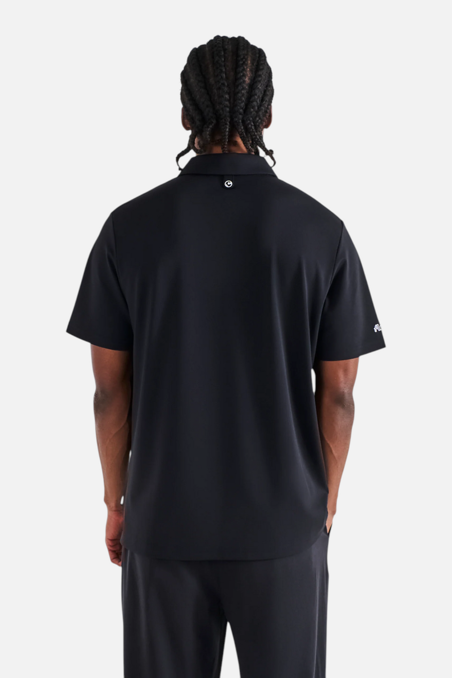 Malbon Golf Fairway Baldwin Polo in Black