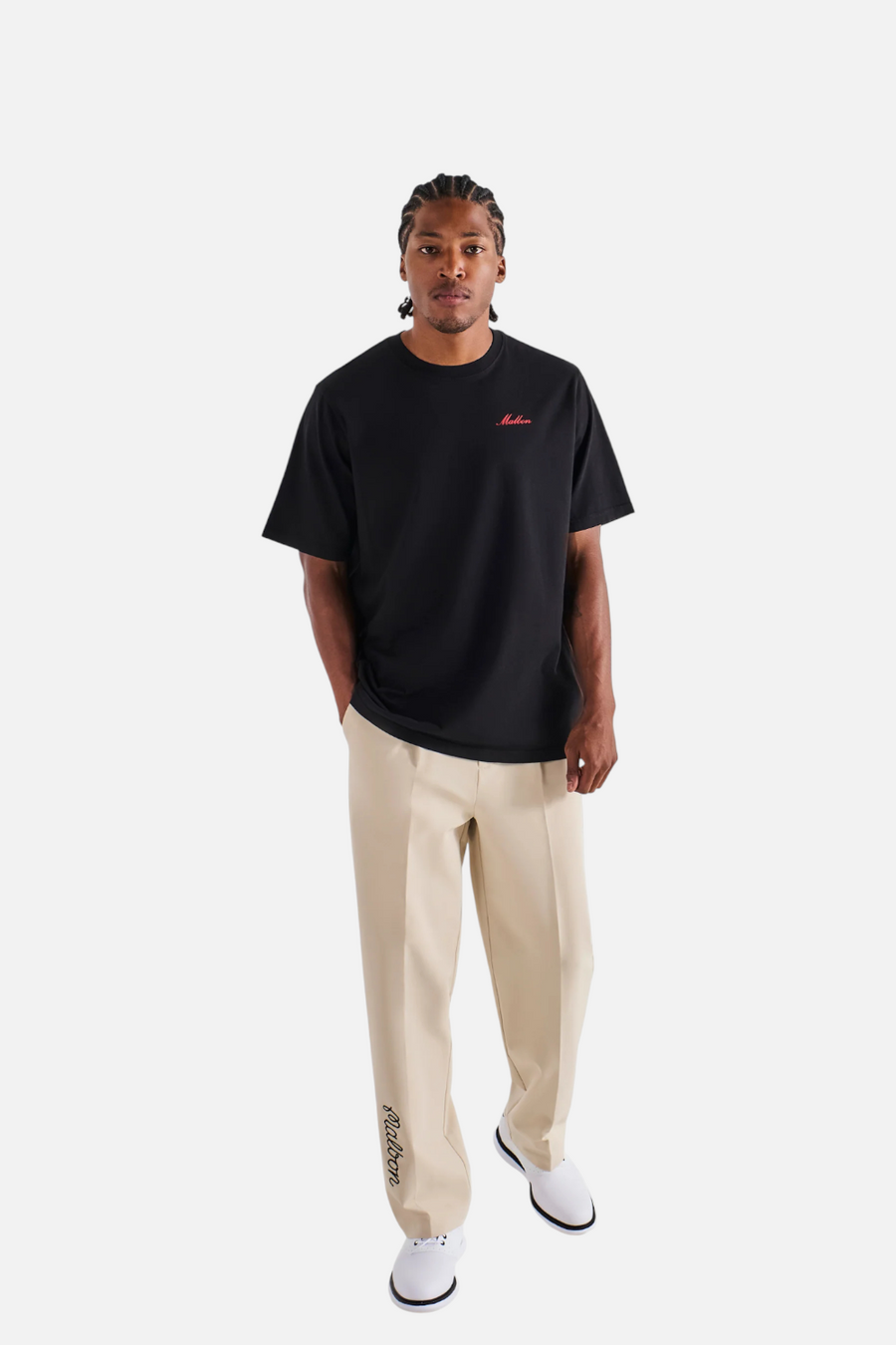 Malbon Bermuda Members Tee in Black
