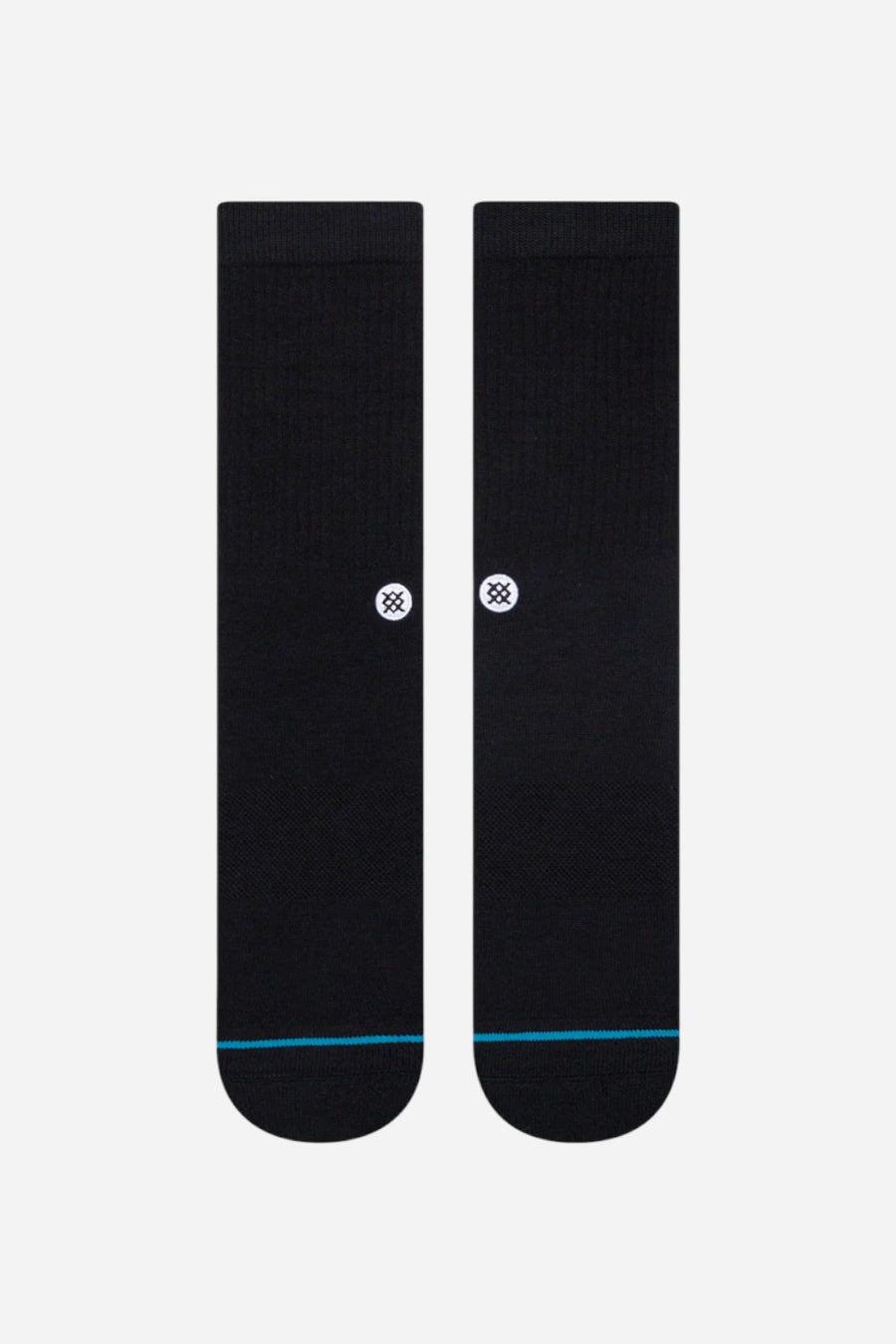 Stance Icon Crew Socks in Black/White