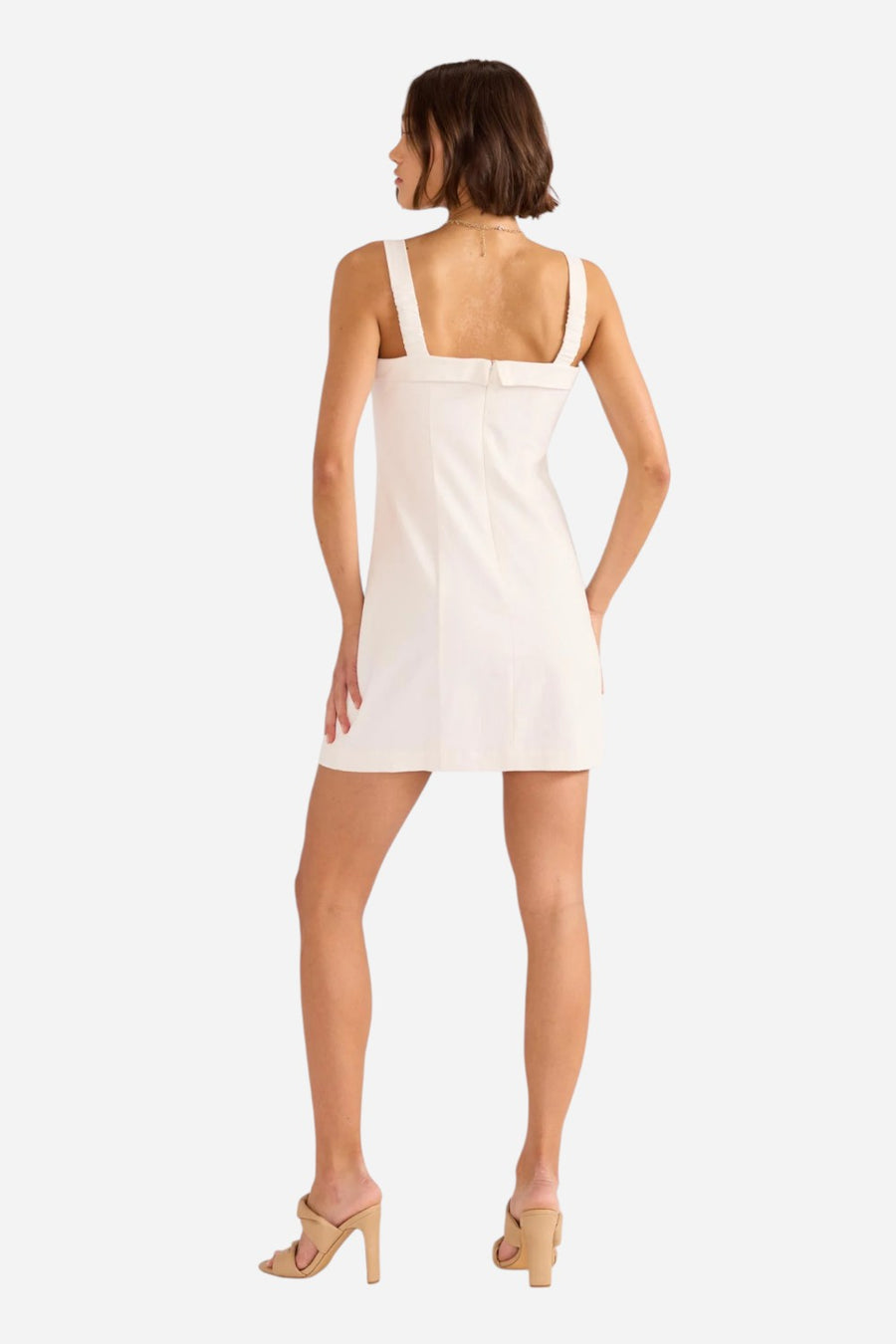 MINKPINK Imogen Drill Tie Mini Dress