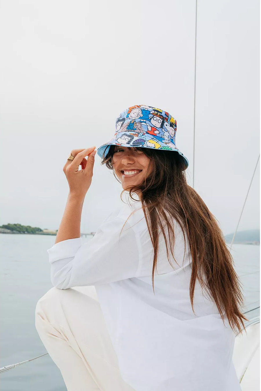 Peter Grimm Major Characters Peanuts Bucket Hat