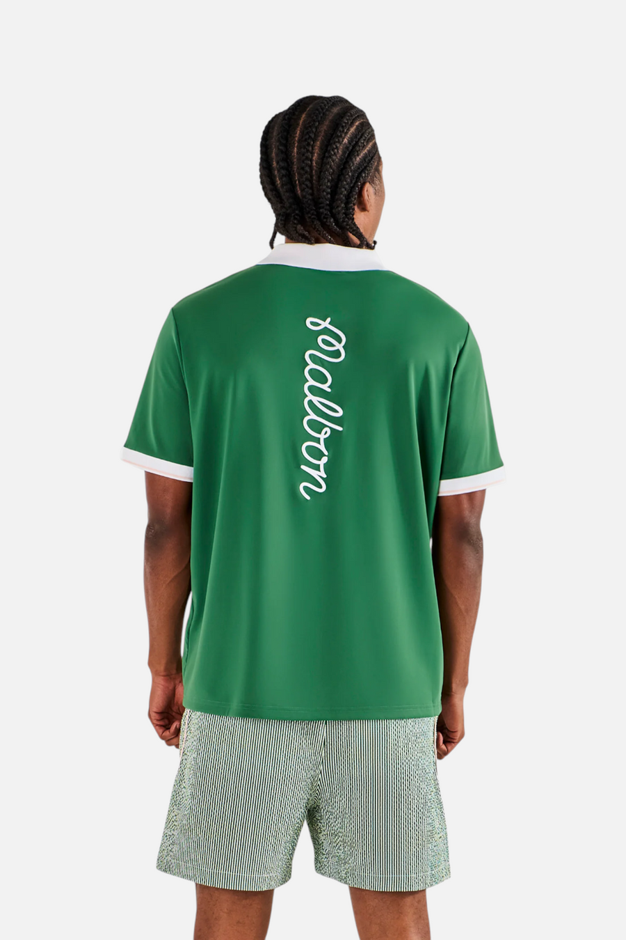 Malbon Golf Barrio Polo in Garden Green
