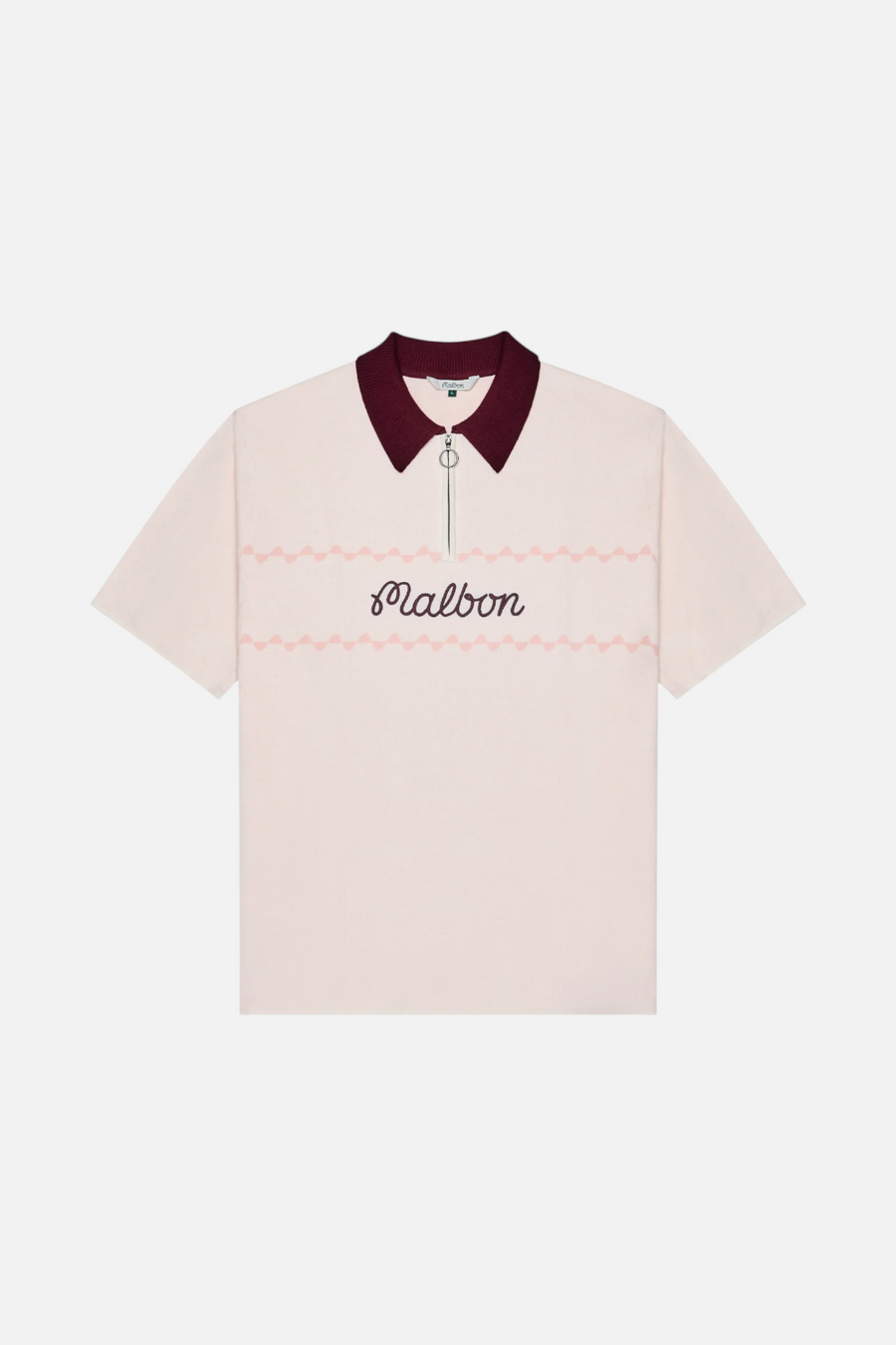 Malbon Golf Benny Polo in Whisper White