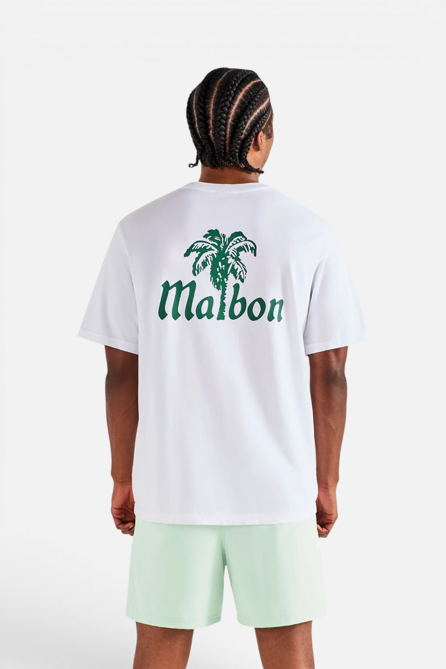 Malbon Golf Bermuda Playa Tee in Bright White