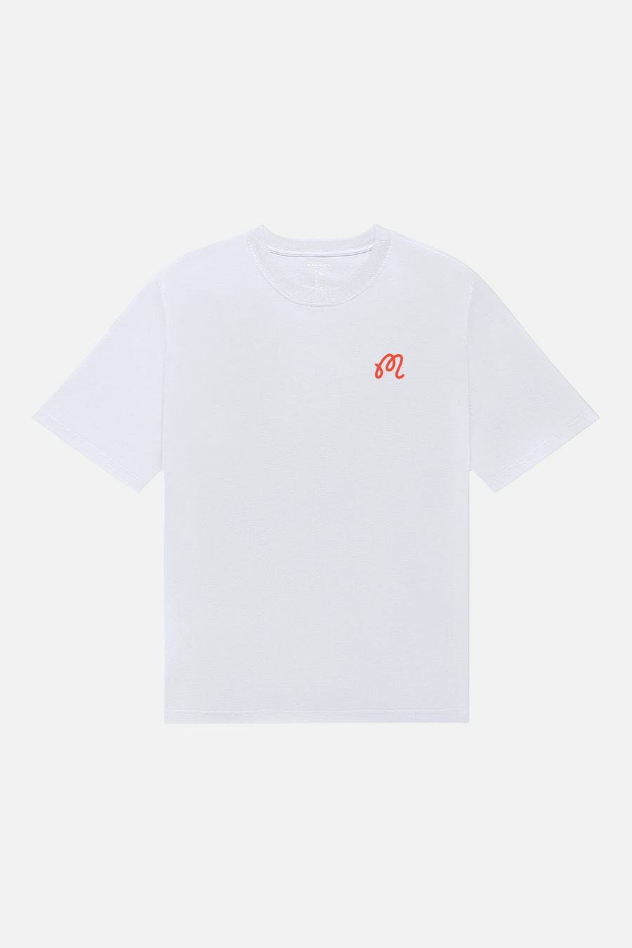 Malbon Golf Bermuda Rooster Tee in White