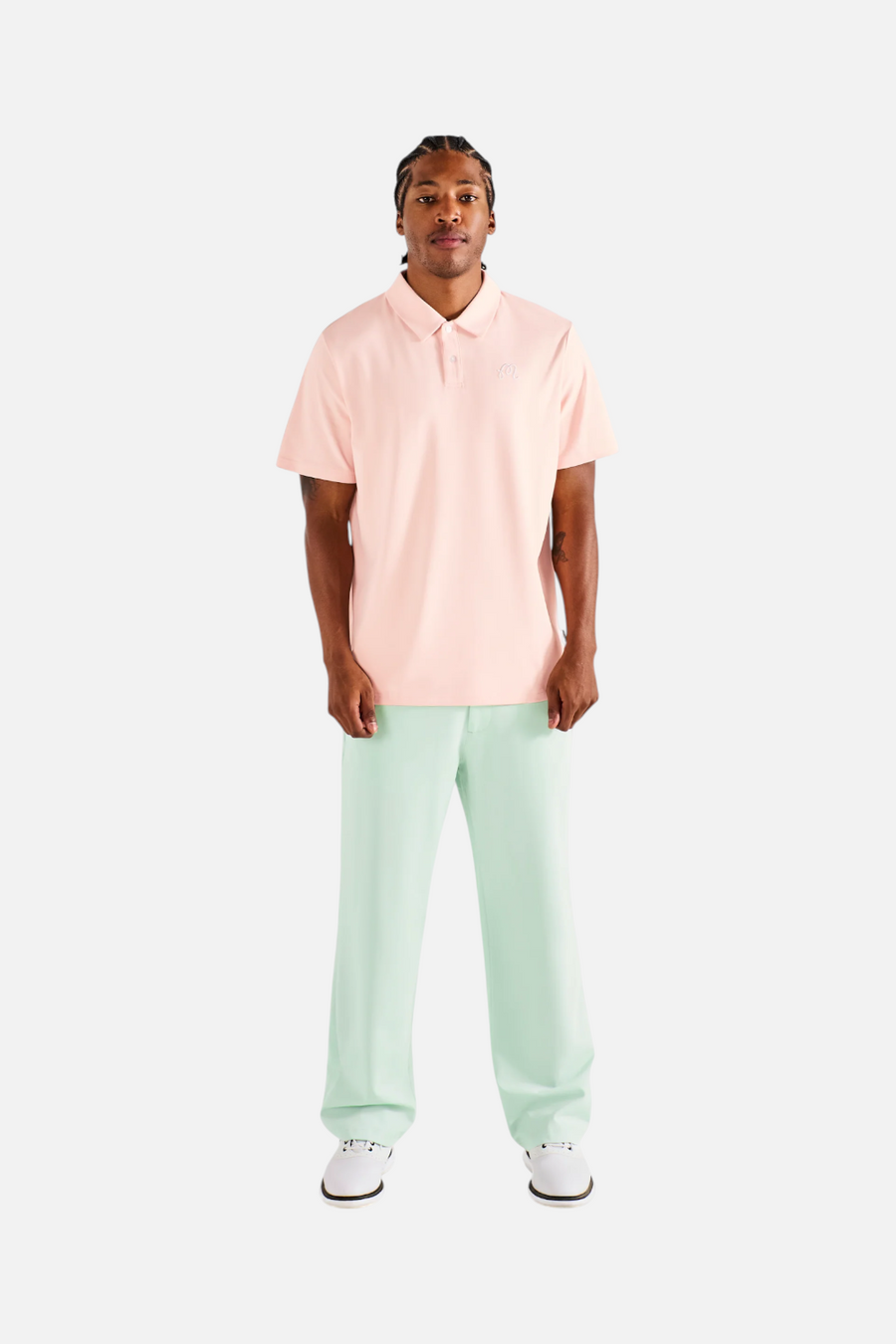 Malbon Golf Fairway Polo in Rosy Touch