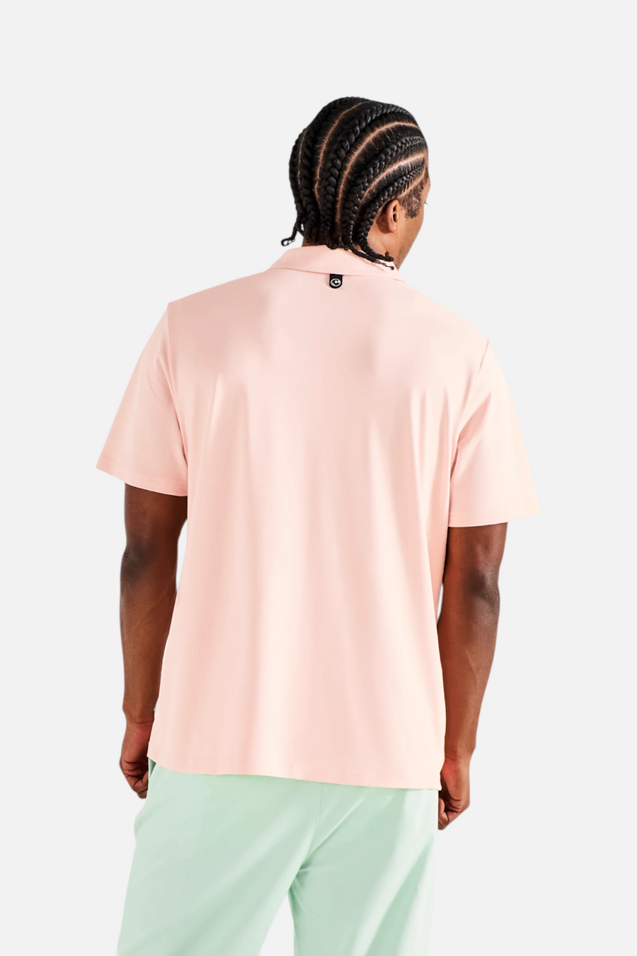 Malbon Golf Fairway Polo in Rosy Touch