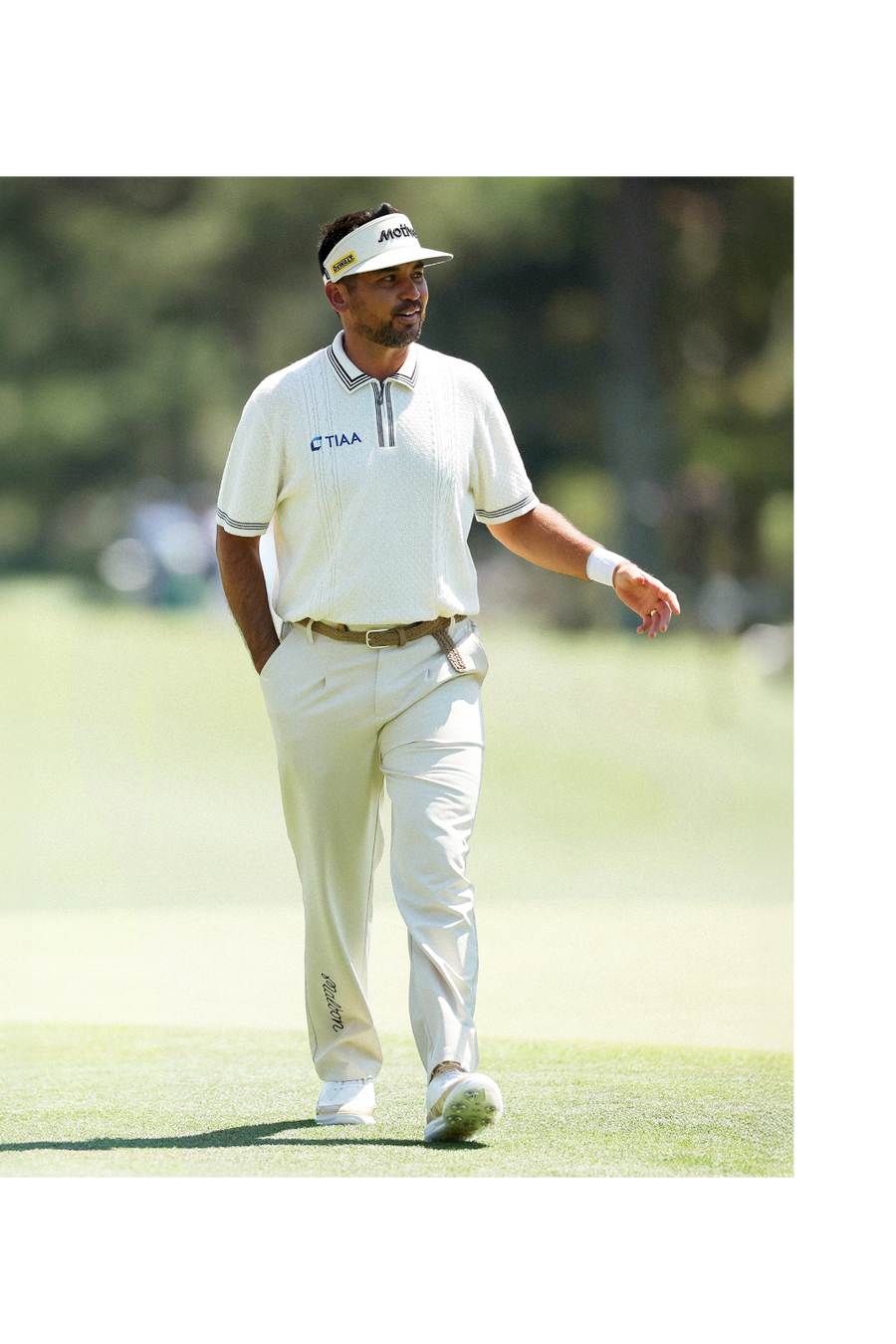 Malbon Golf Navarro Polo in Cream