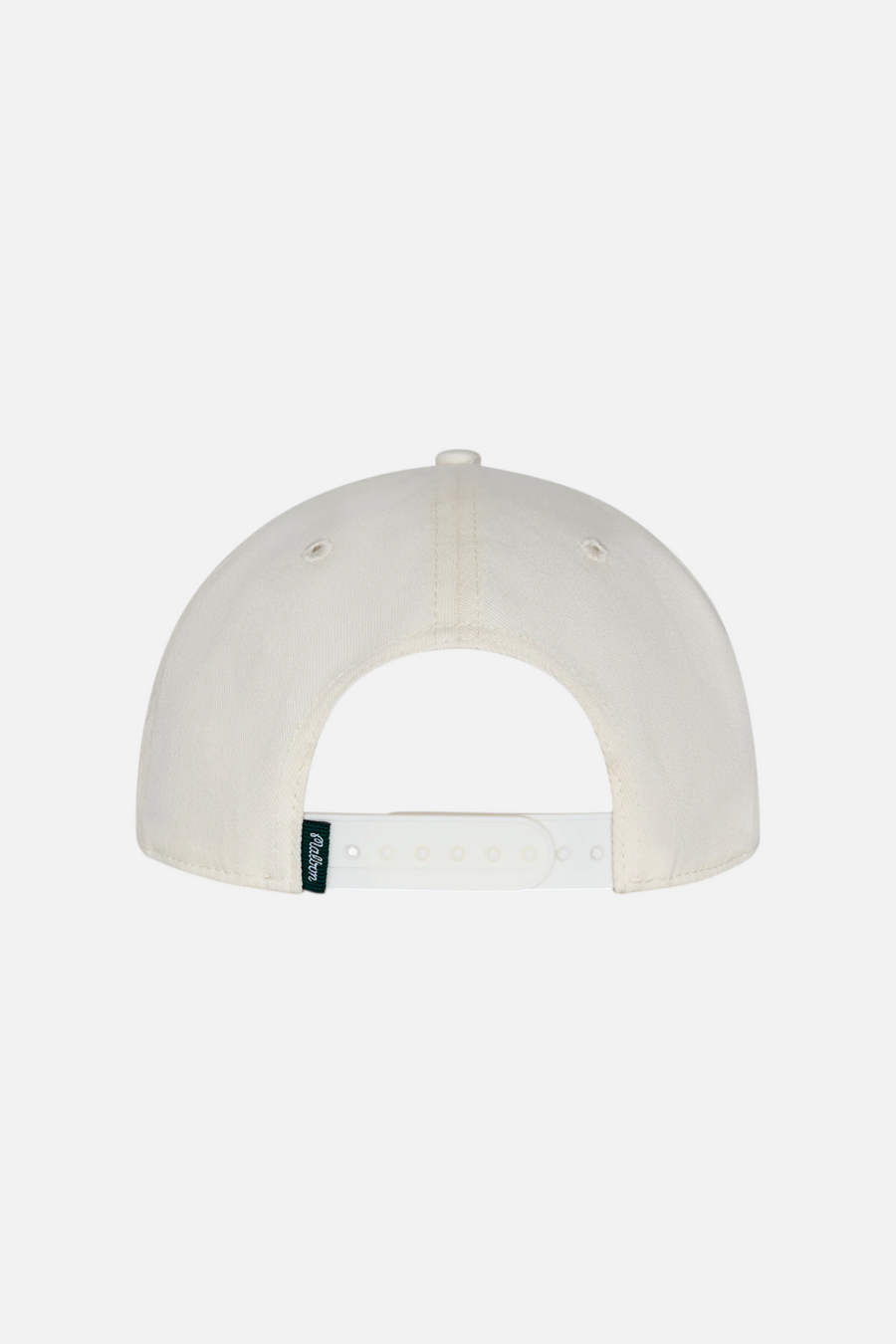 Malbon Golf Rooster Snapback Cap in Cream