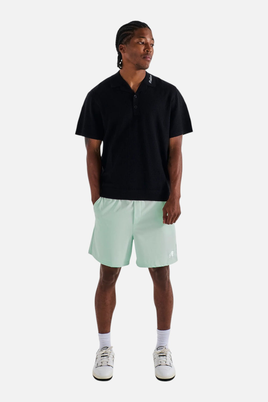 Malbon Golf Scooter Coolcore Shorts in Surf Spray