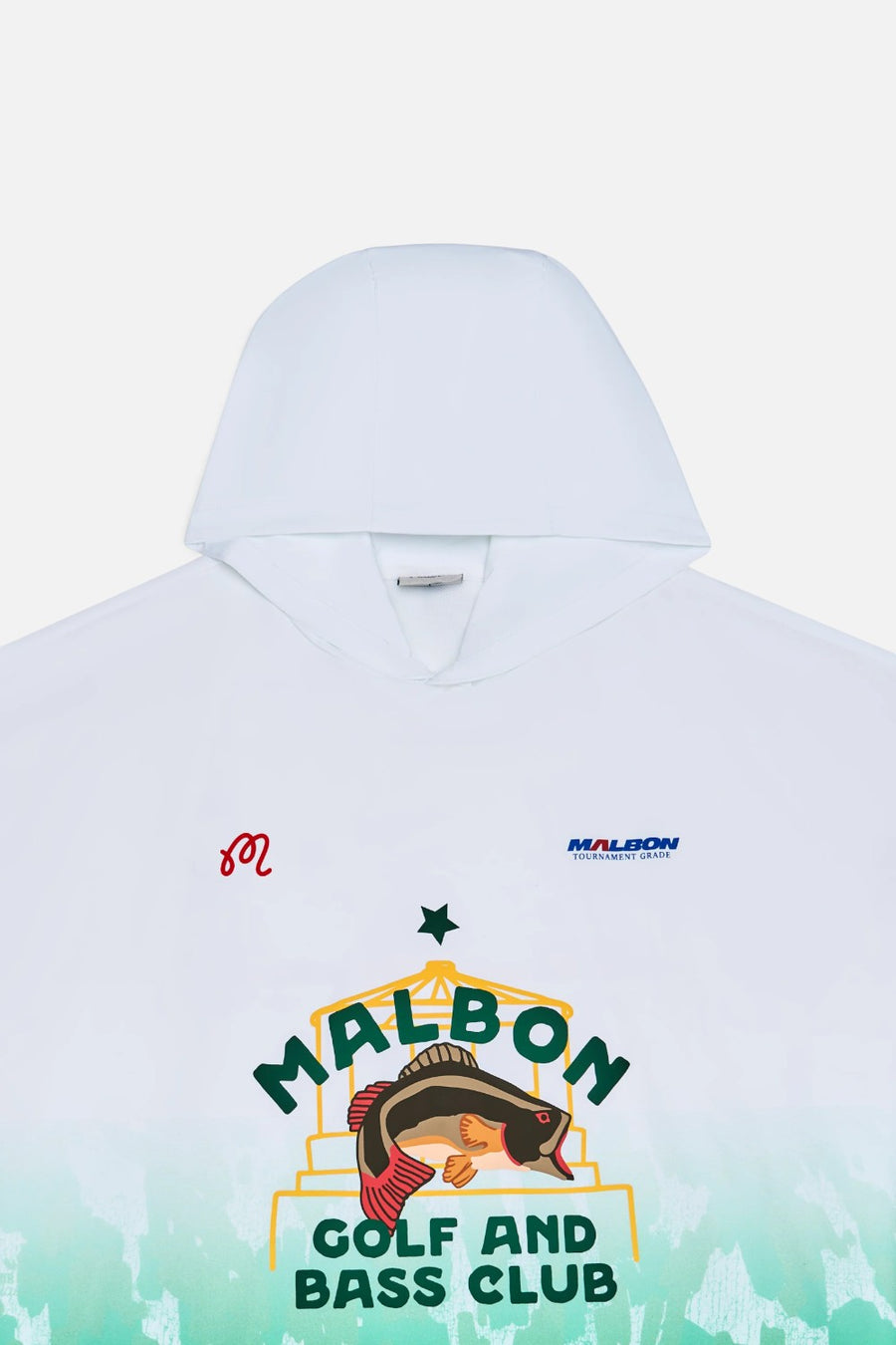 Malbon Golf Sponsors Pullover Jacket in Divot Camo Jungle Gradient