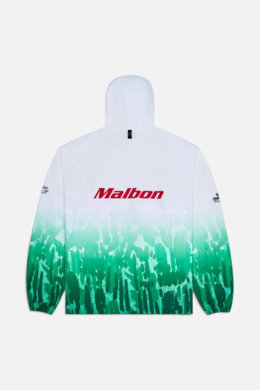Malbon Golf Sponsors Pullover Jacket in Divot Camo Jungle Gradient