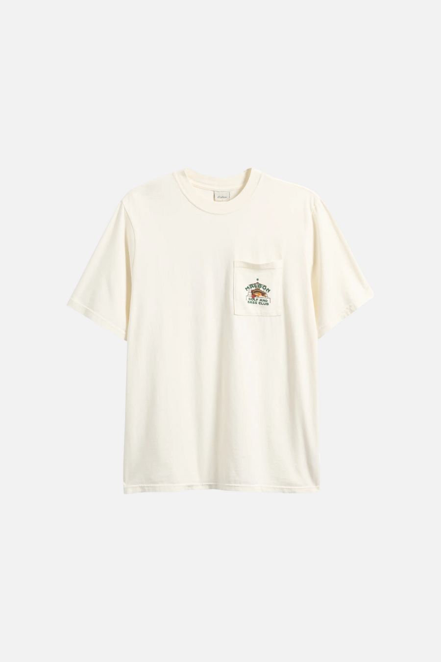 Malbon Golf Vista Bass Club Pocket Tee in Ivory
