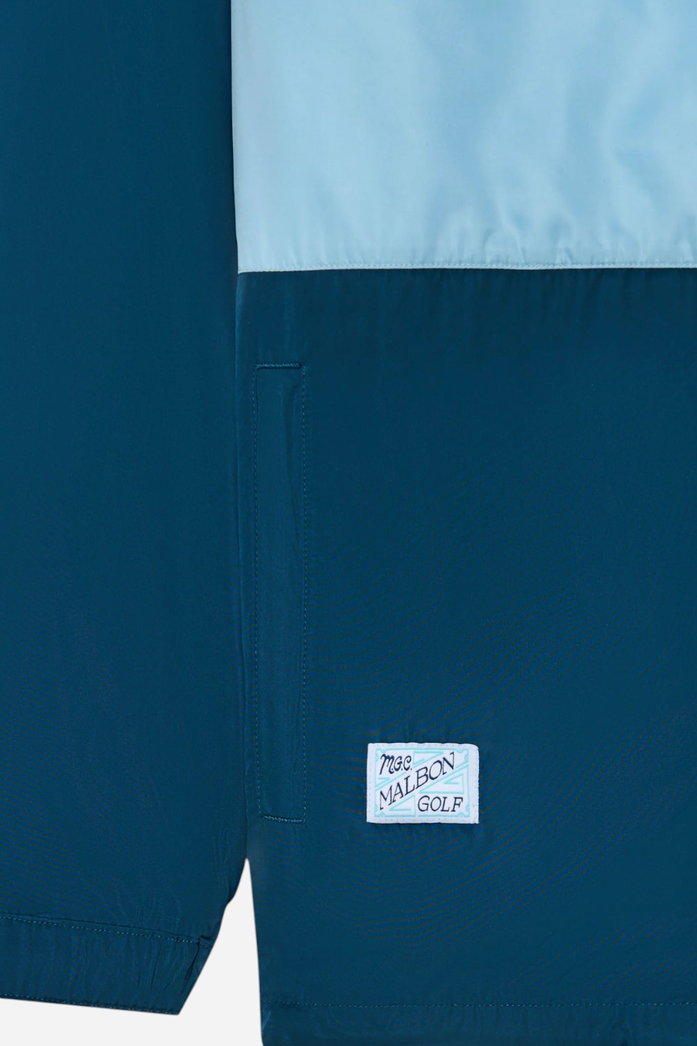 Malbon Golf Costanzo Windbreaker in Ocean – CHROME