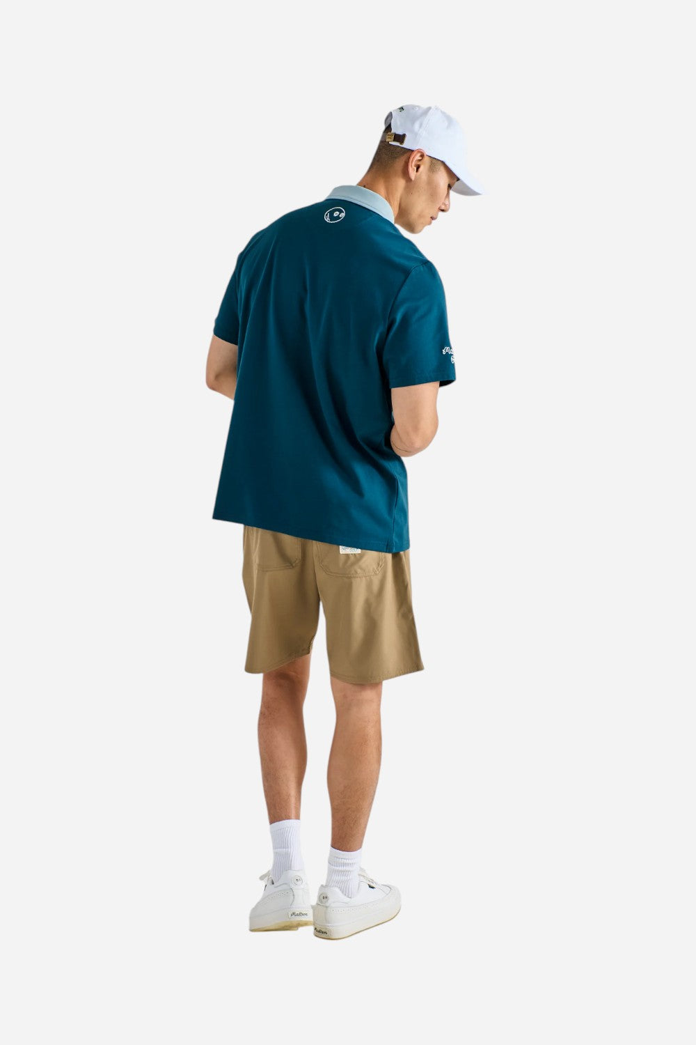 新品【Malbon Golf】JOVIS SOLID POLO Malbon Golf Jovis Solid Polo in Ocean – CHROME