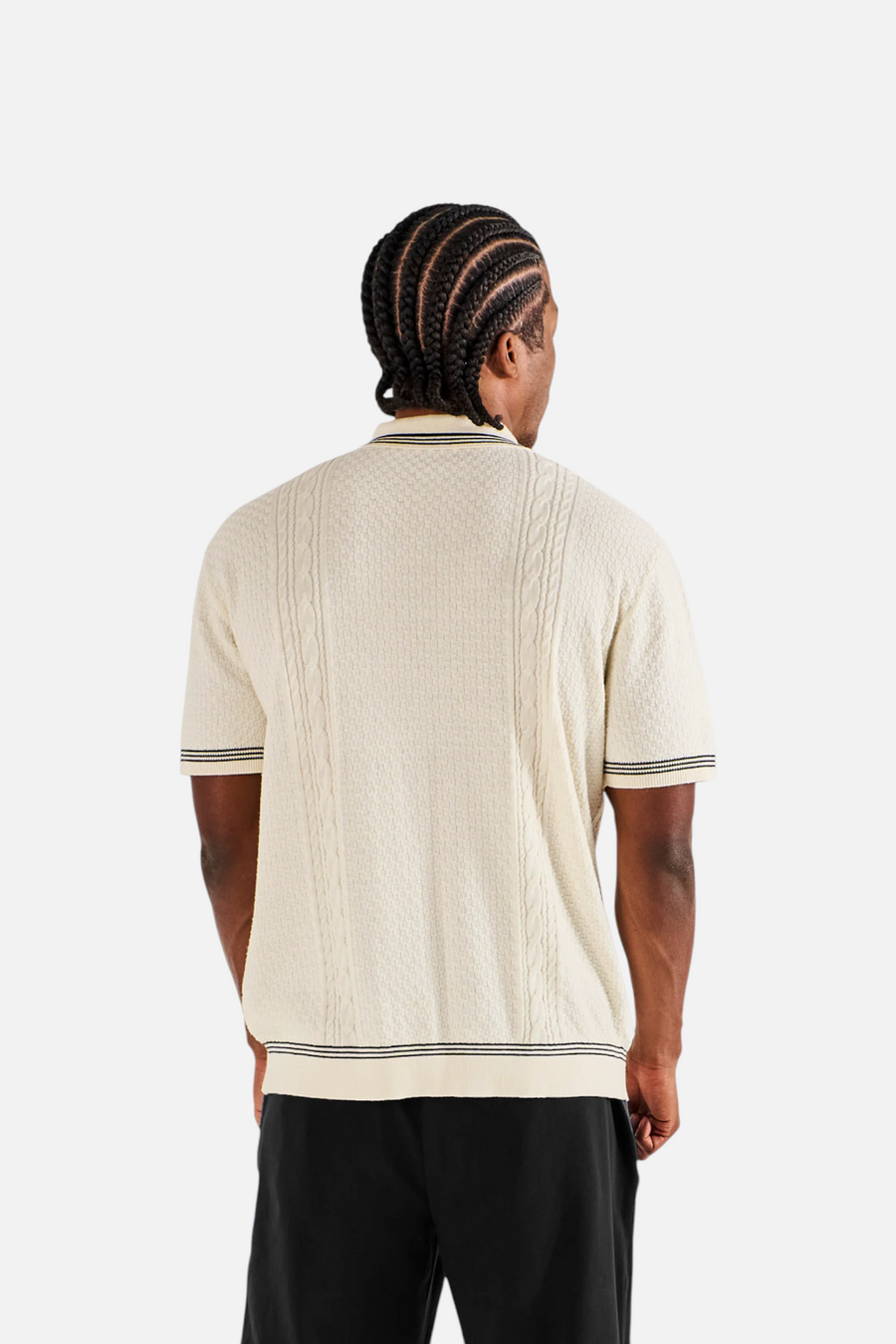 Malbon Golf Navarro Polo in Cream