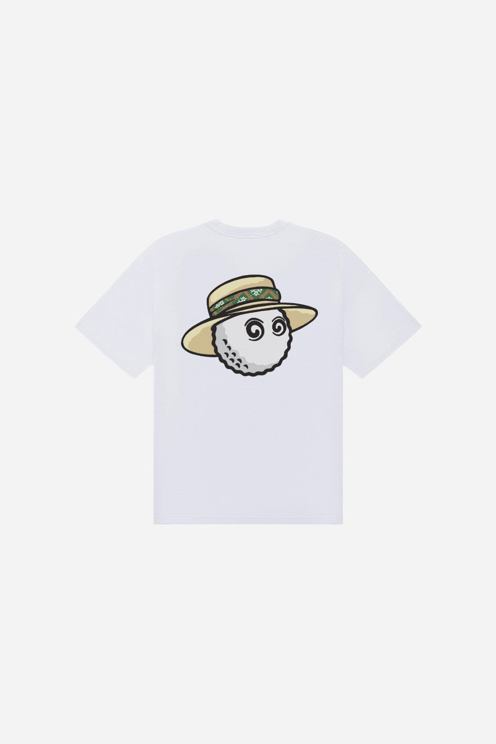 Malbon Golf Vacation Club Tee in White – CHROME
