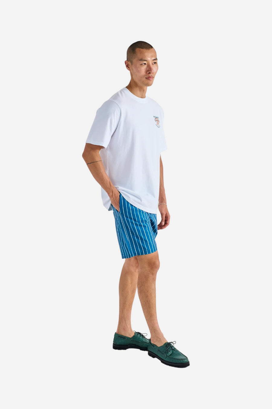 Malbon Golf Vacation Club Tee in White