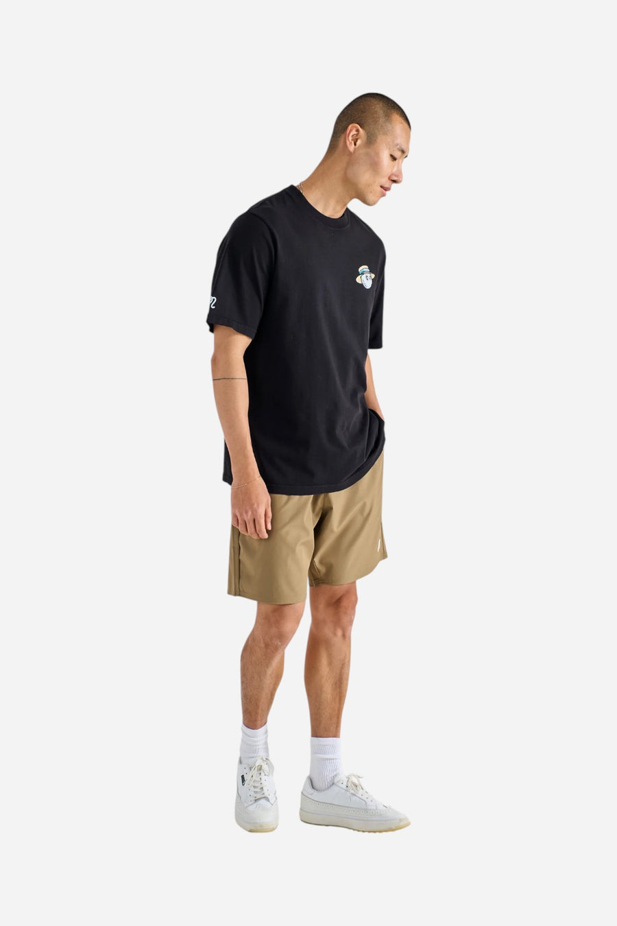 Malbon Golf Villa Tee in Black