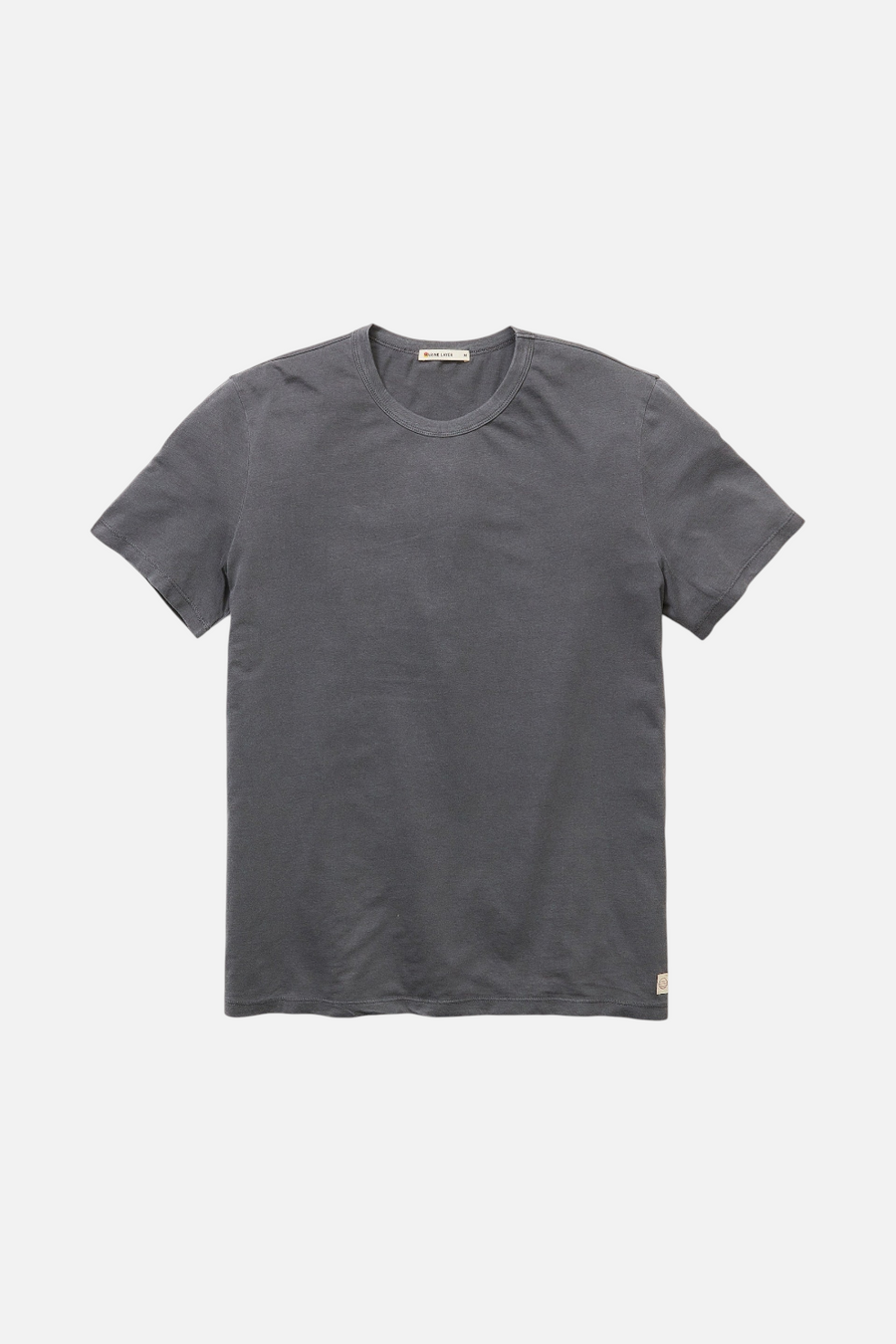 Marine Layer Signature Crew Tee in Asphalt