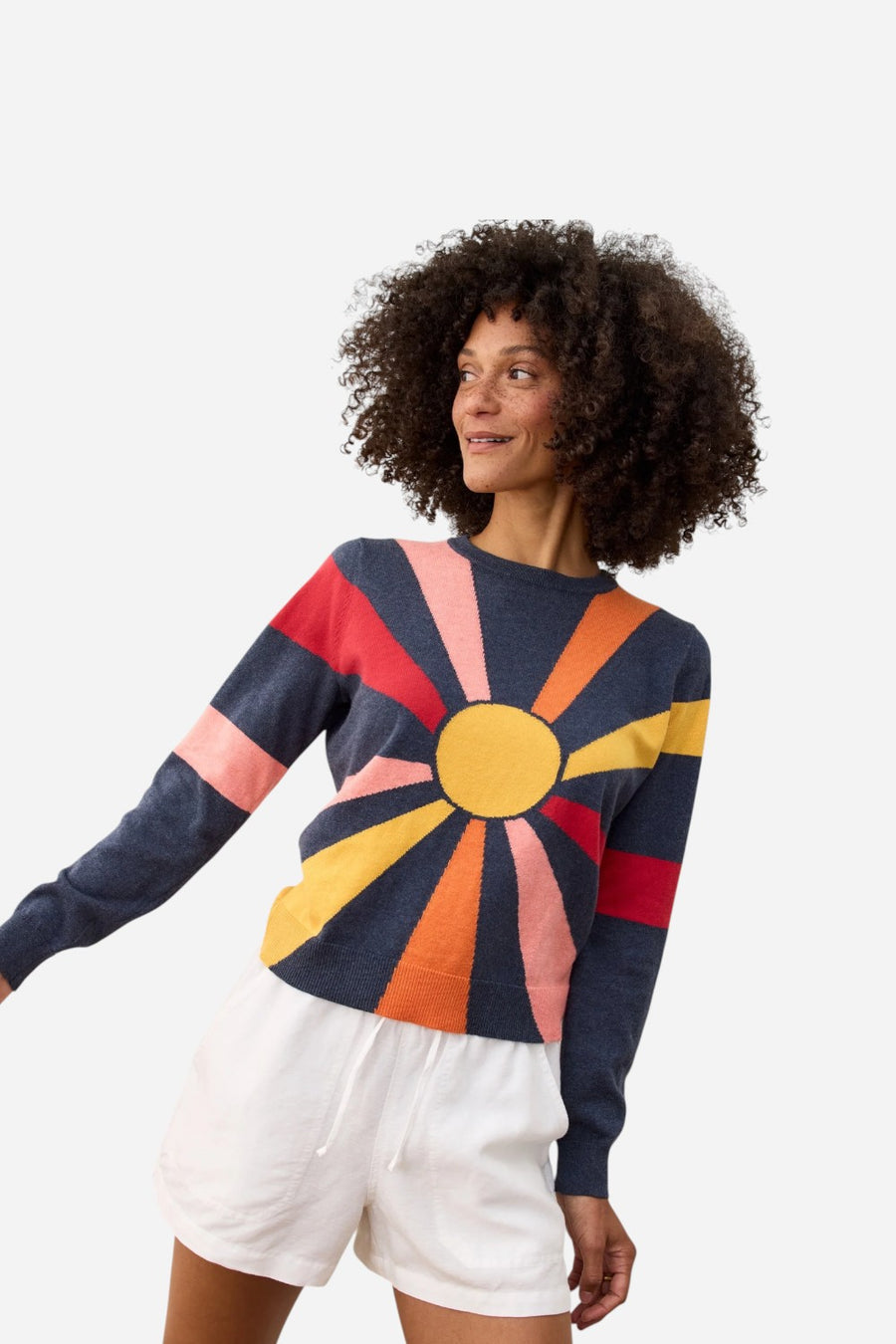 Marine Layer Icon Sweater in Navy