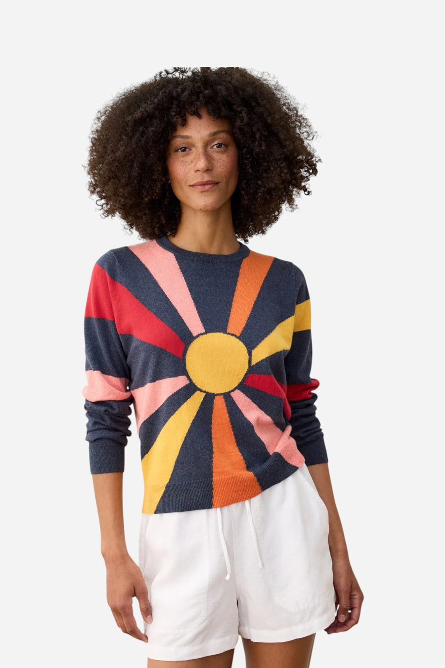 Marine Layer Icon Sweater in Navy