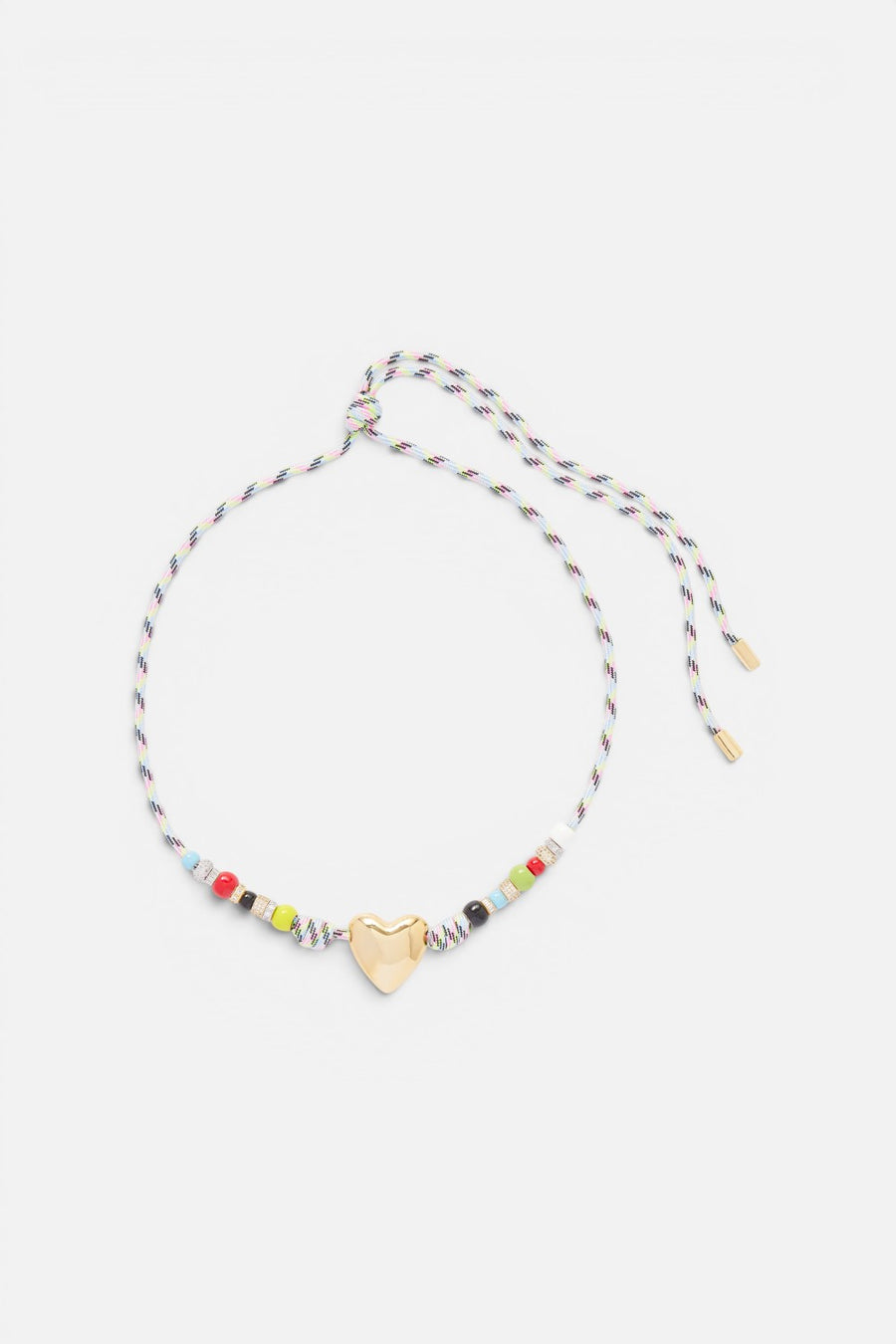 Martha Calvo Amor cord necklace.