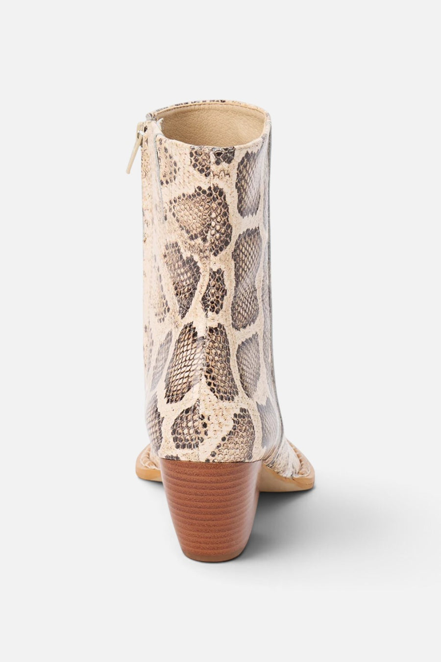 Matisse Caty Ankle Boot in Natural Multi Snake
